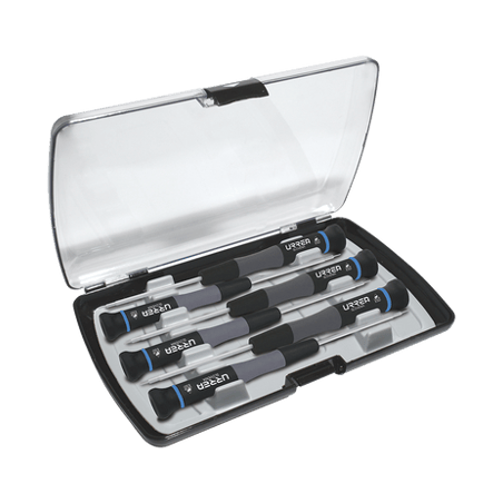 Juego de 6 destornilladores ESD torx en caja plástica de precisión