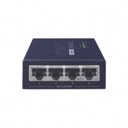 Inyector High PoE, de 4 Puertos Gigabit de Entrada, 4 Puertos PoE 802.