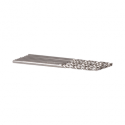 Broca para metal de 3/16 acero alta velocidad, paquete con 10 piezas.