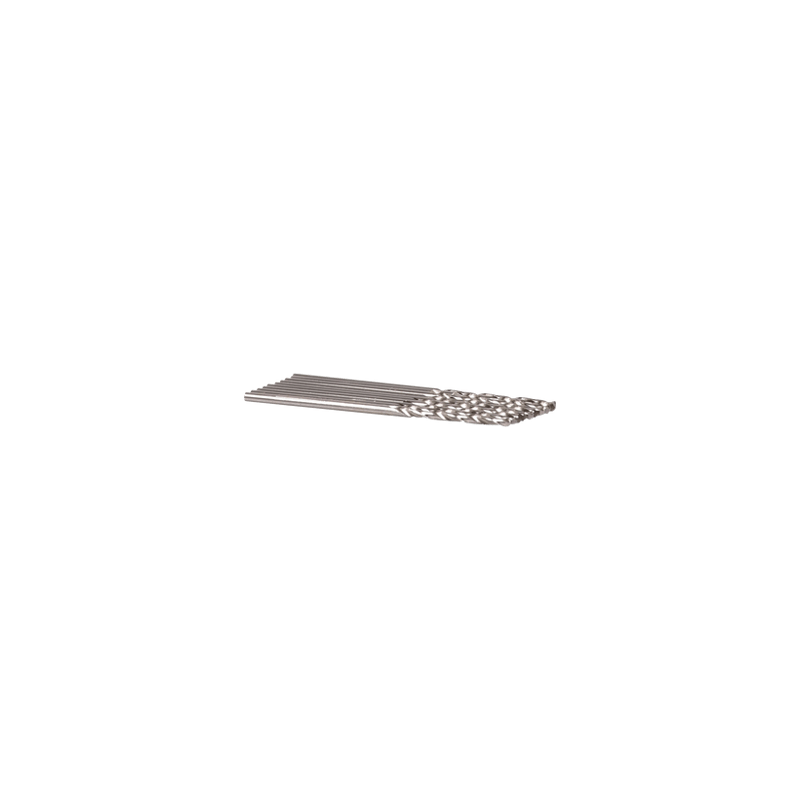 Broca para metal de 3/16 acero alta velocidad, paquete con 10 piezas.
