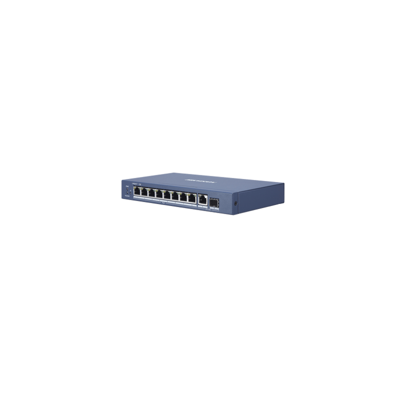 Switch Gigabit PoE / No Administrable / 8 Puertos 1000 Mbps PoE / 1 Pu