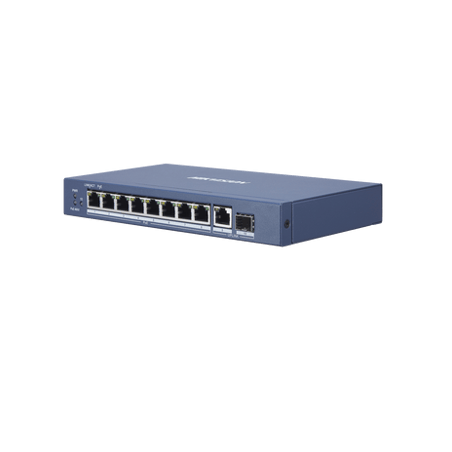 Switch Gigabit PoE / No Administrable / 8 Puertos 1000 Mbps PoE / 1 Pu