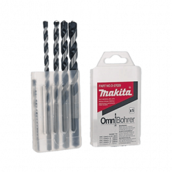 Juego de 5 Pzas. de Broca para Concreto con Punta de Carburo (3/16, 1/
