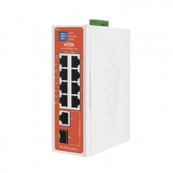 Switch Semi-Industrial / No administrable / 8 puertos 10/100 PoE af/at