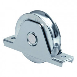 338 - Rueda de 12 cm / Capacidad Para Puertas de Hasta 400 kg / Canal