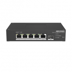 Switch PoE / Administrable / 4 Puertos 10/100 Mbps PoE / 1 Puerto 1000
