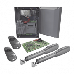 Kit de Operadores para Puertas Abatibles de hasta 3 Metros y 400 Kg AT