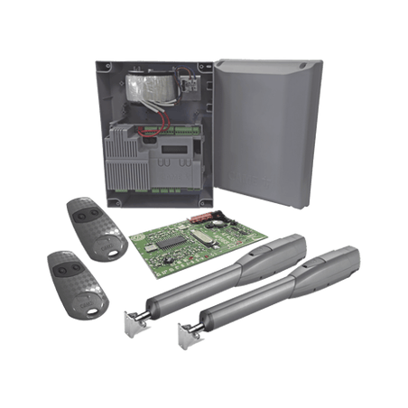 Kit de Operadores para Puertas Abatibles de hasta 3 Metros y 400 Kg AT