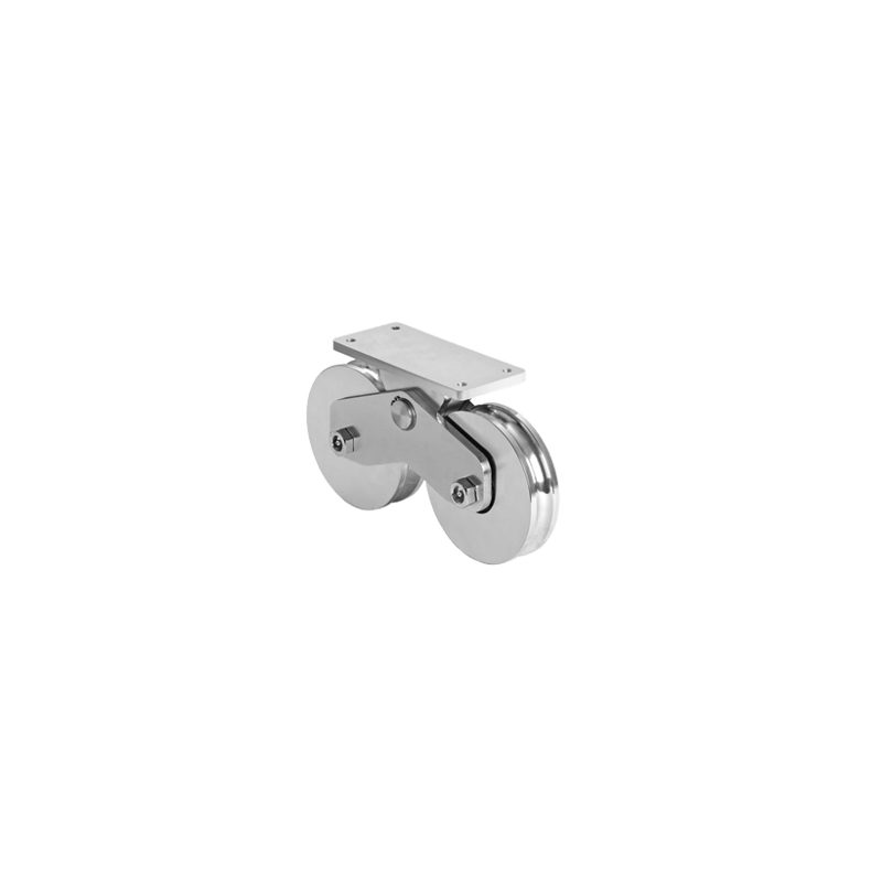 Rueda Doble de 16 cm / Capacidad Para Puertas de hasta 1920 kg / Canal