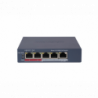 Switch Monitoreable PoE / 4 puertos 100 Mbps PoE / 1 Puerto 100 Mbps U