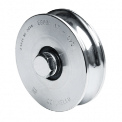 Rueda de 14 cm SIN Soporte / Soporta hasta 550 kg / Canal Tipo U