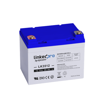 Batería 12 V / 35 Ah / UL / Tecnología AGM / Vida útil promedio de 5 a