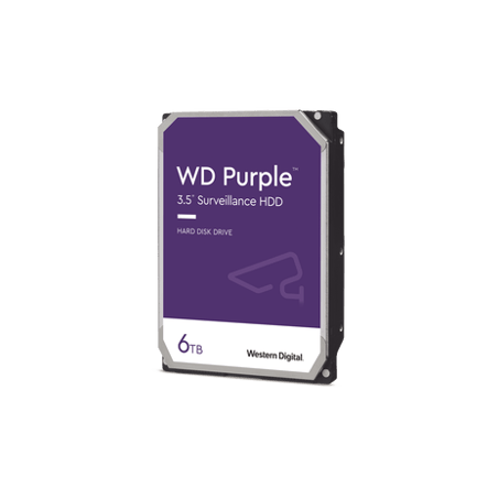 Disco Duro PURPLE de 6TB / 3 AÑOS DE GARANTÍA / Para Videovigilancia