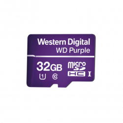Memoria microSD de 32GB PURPLE, Especializada Para Videovigilancia, 10