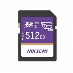 Memoria SD Clase 10 de 512GB / Especializada Para Videovigilancia