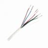Bobina de Cable de 152 Metros de 6 x 20 AWG / BLINDADO / Color BLANCO