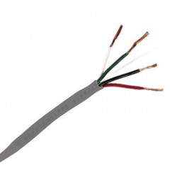 Bobina de 305 Metros / Cable de Cobre / 4 X 18 AWG / Tipo Alarmas UL /