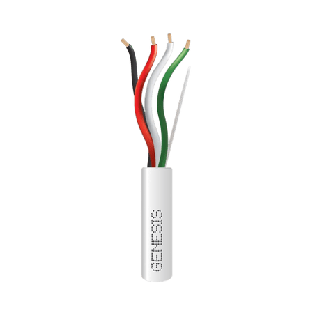 Bobina de 152 Metros / Cable de Cobre / 4 x 18 AWG / Riser / Color Bla