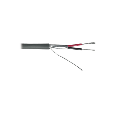 Cable 2 x 18 AWG / Blindado / 305 Metros / Riser / UL / Color Gris / H