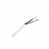 Bobina de 305 metros /  2 x 18 AWG /  Cable / Blanco / Para aplicacion