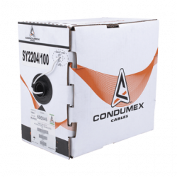 Bobina de 305 Metros / Cable de Cobre / 4 x 22 AWG / Tipo Alarmas UL /