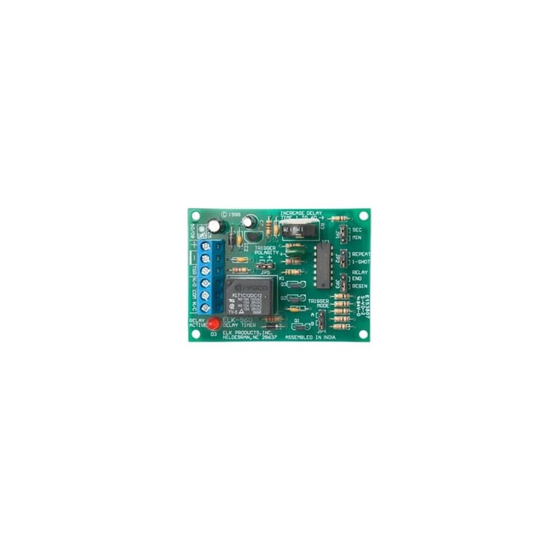 Relevador con Temporizador / 3-60 Seg o 3-60 Min