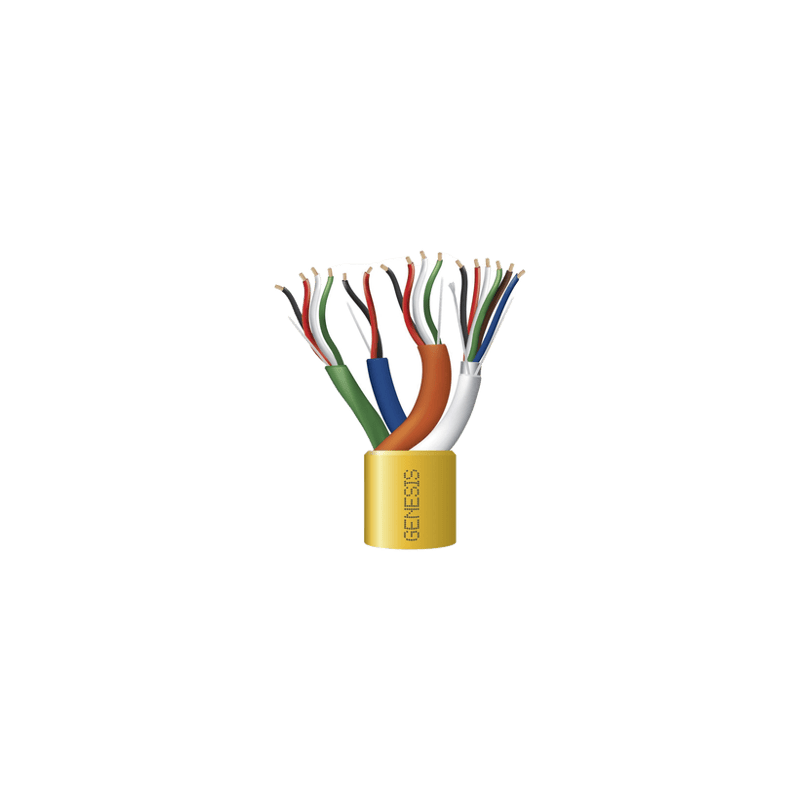 Bobina de Cable de 305 Metros / Color Amarillo / Compuesto por  6 x 22