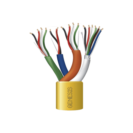 Bobina de Cable de 305 Metros / Color Amarillo / Compuesto por  6 x 22