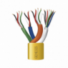 Bobina de Cable de 305 Metros / Color Amarillo / Compuesto por  6 x 22