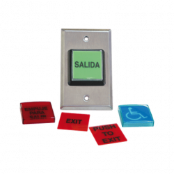Botón de Salida / MÚLTIPLES Placas/ Luz LED /2 Años Garantia