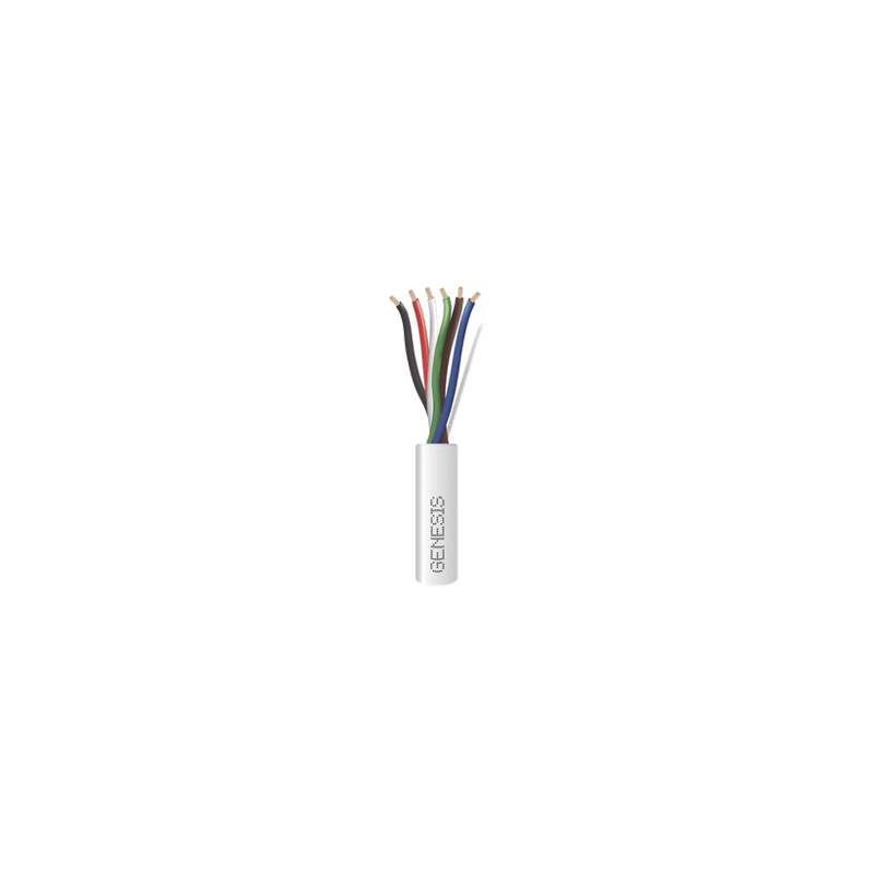 Bobina de 305 Metros / Cable de Cobre / 6 x 18 AWG  / Plenum / Para In