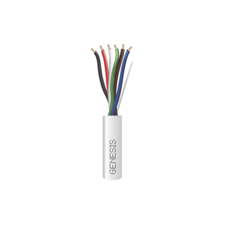 Bobina de 305 Metros / Cable de Cobre / 6 x 18 AWG  / Plenum / Para In