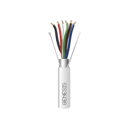 Bobina de 305 Metros / Cable de Cobre / 6 x 18 AWG  / Plenum / Color B