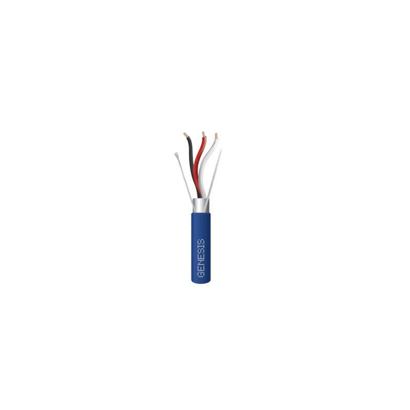 Bobina de 305 Metros de Cable 3 x 18 AWG / Plenum / BLINDADO / Tipo FP