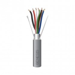 Bobina de 305 Metros de Cable  6 x 22 AWG / Blindado / Plenum de Color