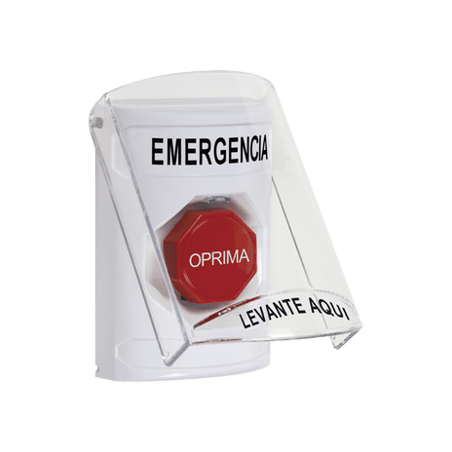 Botón Multipropósito, Emergencia, Reset Con Llave, Español, Tapa De Po