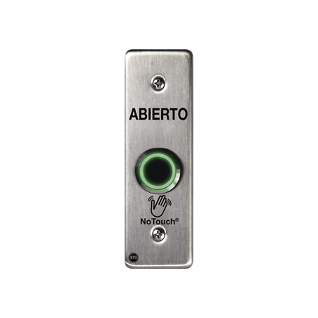 Interruptor IR NoTouch de Acero Inoxidable, Montaje Delgado, Caja Post