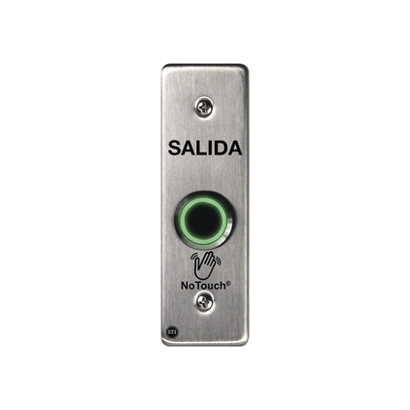 Interruptor IR NoTouch de Acero Inoxidable, Montaje Delgado, Caja Post