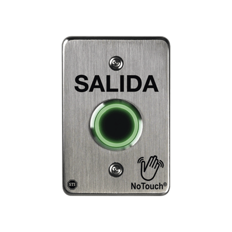 Interruptor IR NoTouch de Acero Inoxidable, Salida Única, SALIDA