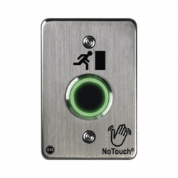 Interruptor IR NoTouch de Acero Inoxidable, De un solo grupo, Símbolo