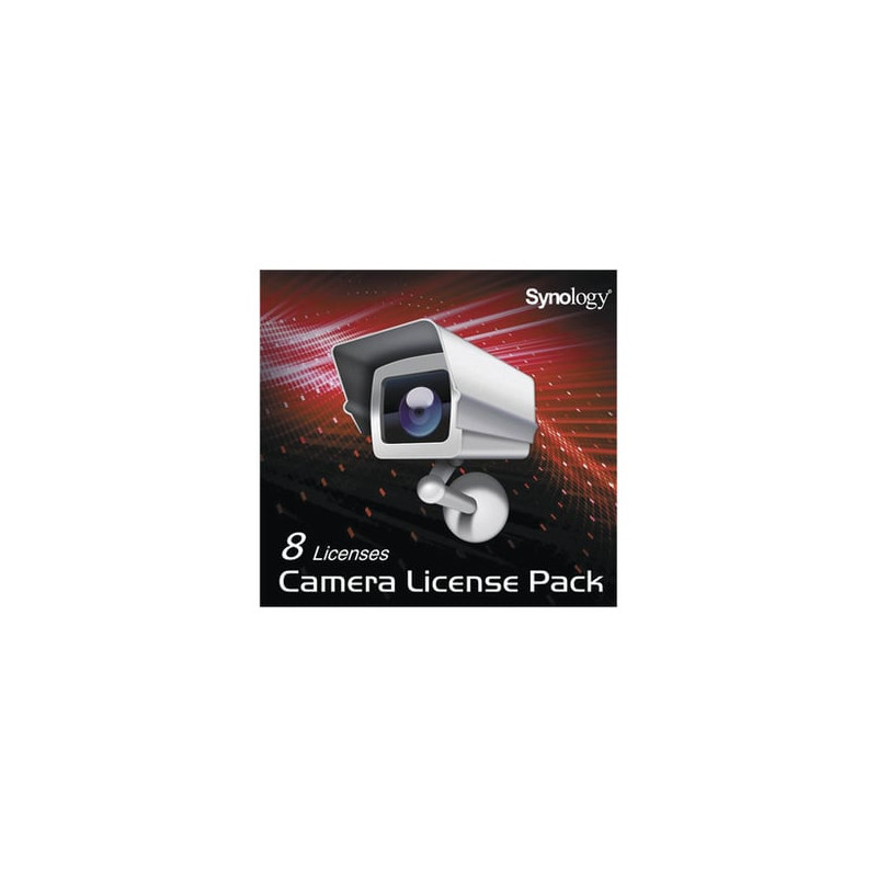 Licencia para 8 cámaras IP en servidores SYNOLOGY