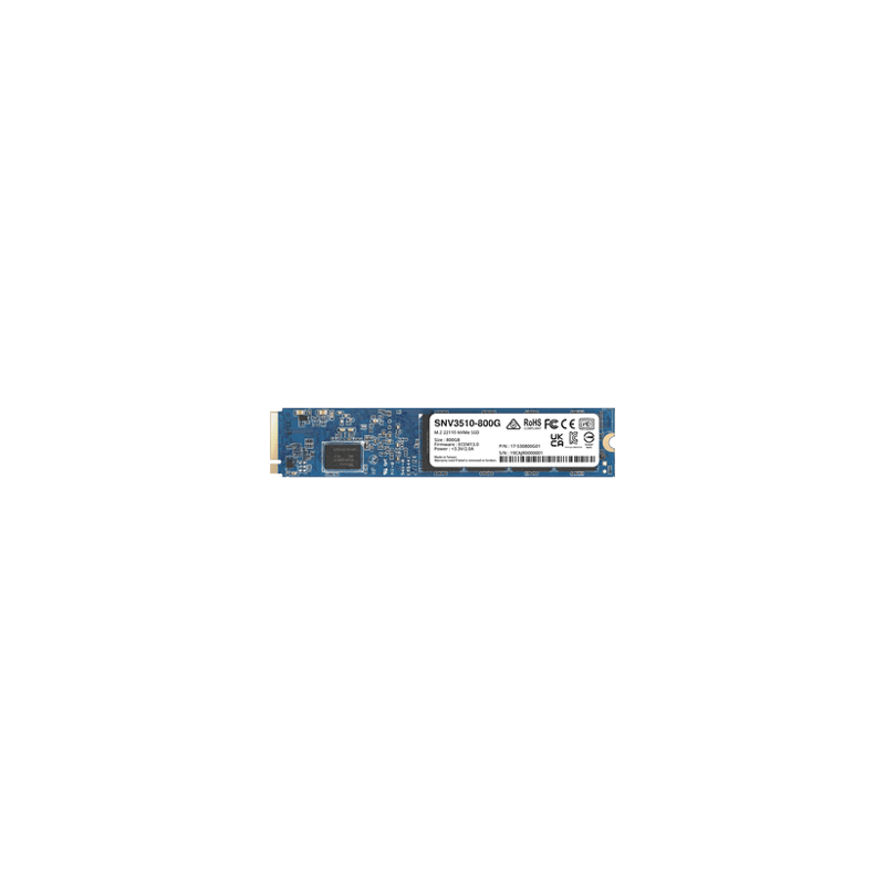 SSD 800GB NVMe M.2 22110, diseñada para Synology NAS con ranuras M.2 i