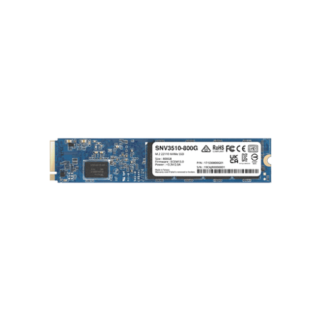 SSD 800GB NVMe M.2 22110, diseñada para Synology NAS con ranuras M.2 i