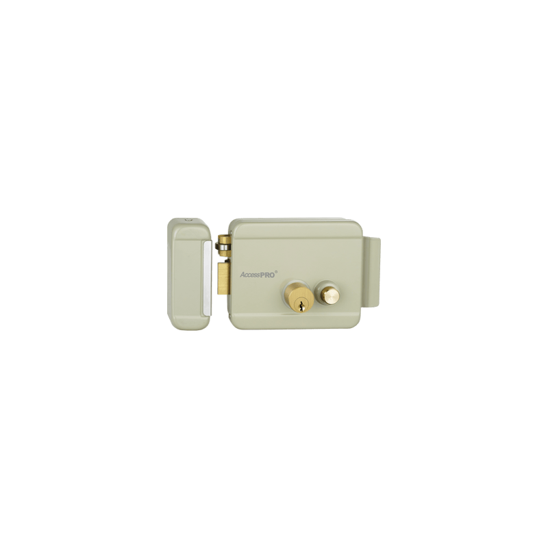 Cerradura Eléctrica con Botón de Salida / Incluye Llave  / Exterior /