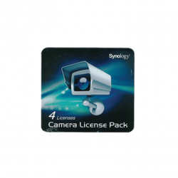 Licencia para 4 cámaras IP en servidores SYNOLOGY