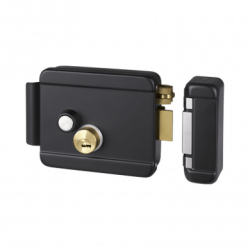 Cerradura Eléctrica con Botón de Salida / Incluye Llave  / Exterior /