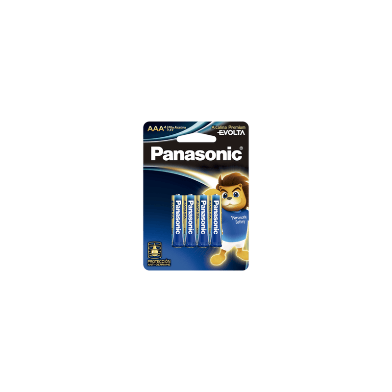 Batería Alcalina AAA 1.5V EVOLTA / No recargable / Paquete de 4 Baterí