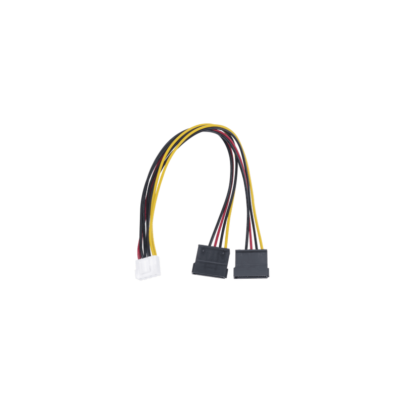 Cable Doble de Corriente SATA / Compatible con DVRs epcom / HIKVISION