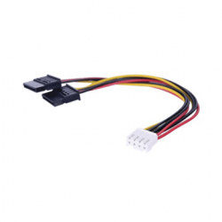 Cable Doble de Corriente SATA / Compatible con DVRs epcom y HIKVISION