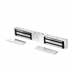 Chapa magnética de 1200 Lbs /Para Puertas Dobles/ Interior/ LED / Sens